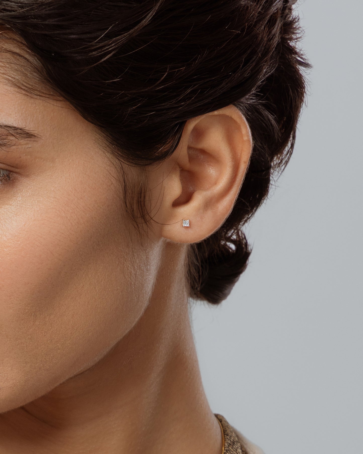 0.20 cts Princess Diamond Studs