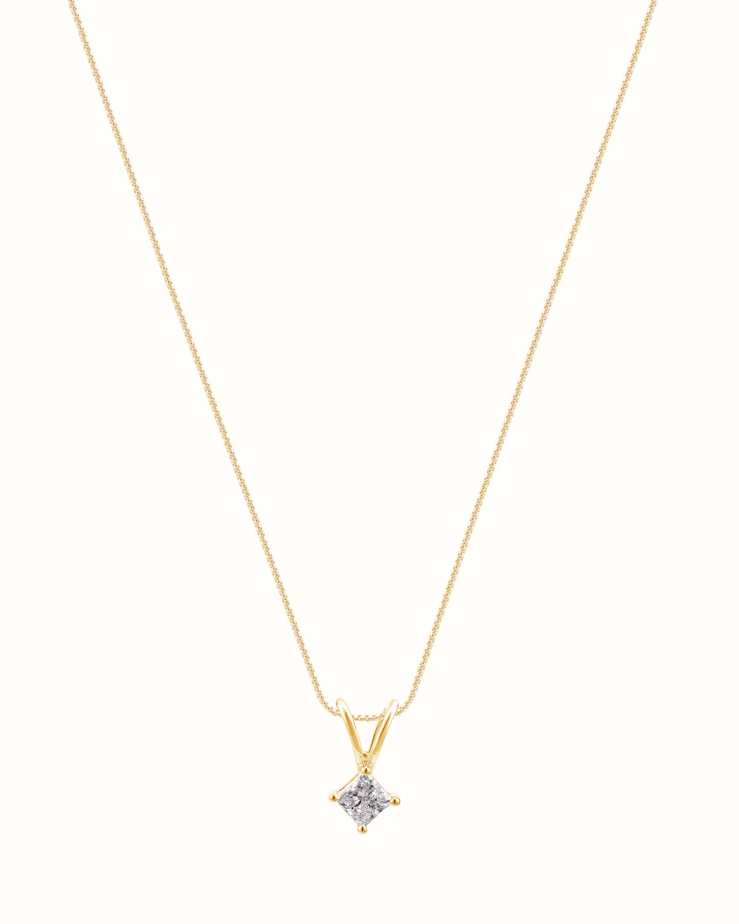 0.20 ct Princess Cut Pendant