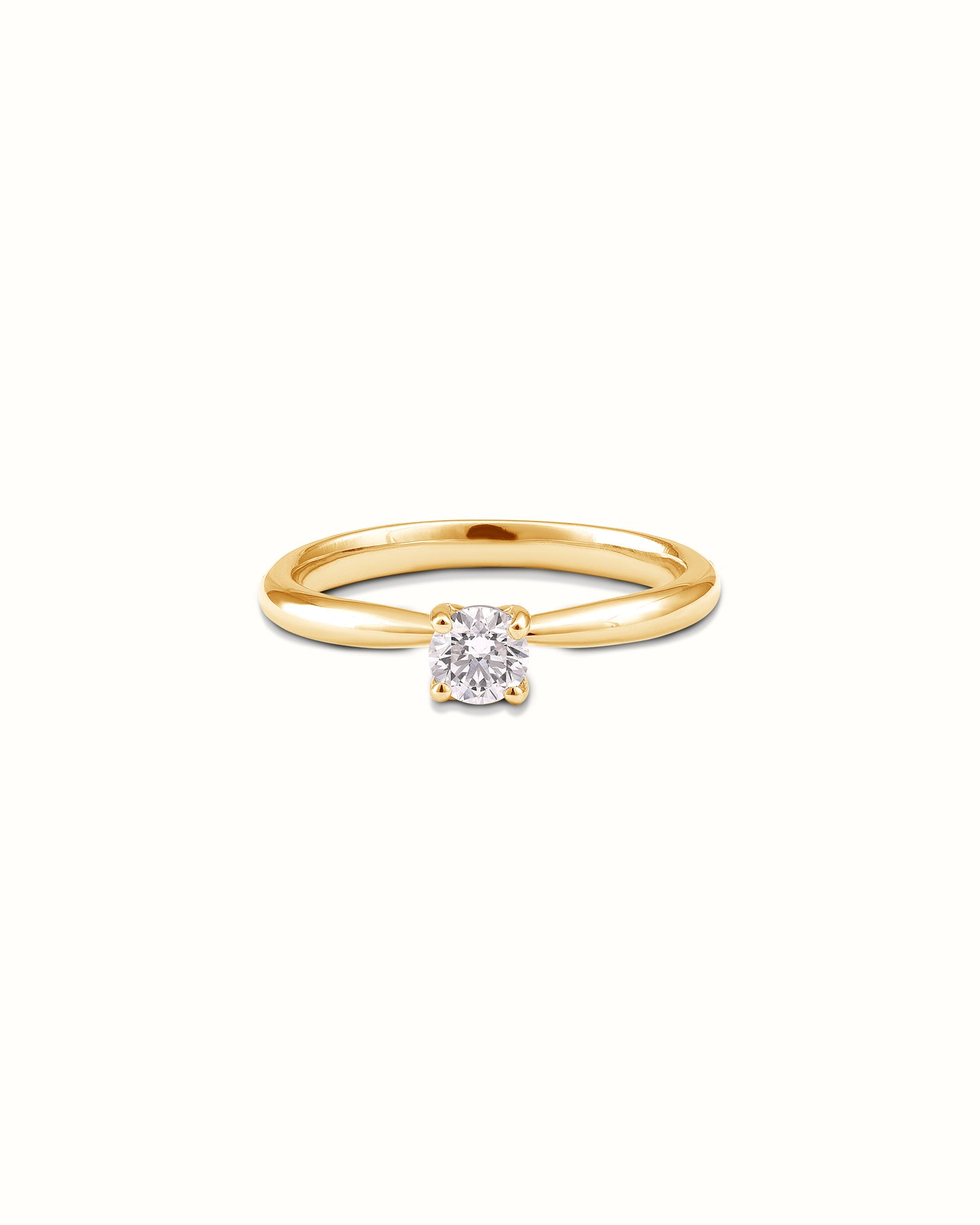 0.25ct Round Solitaire Ring