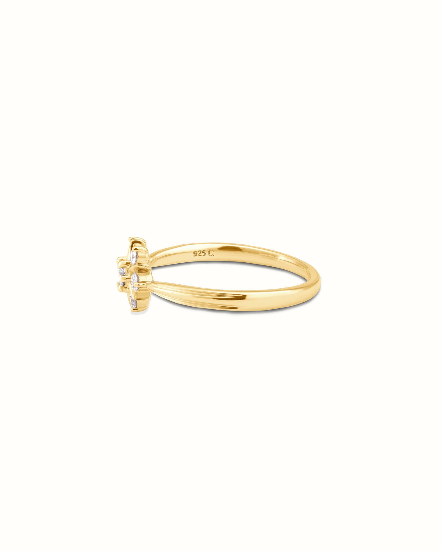 7 Stone Flower Ring