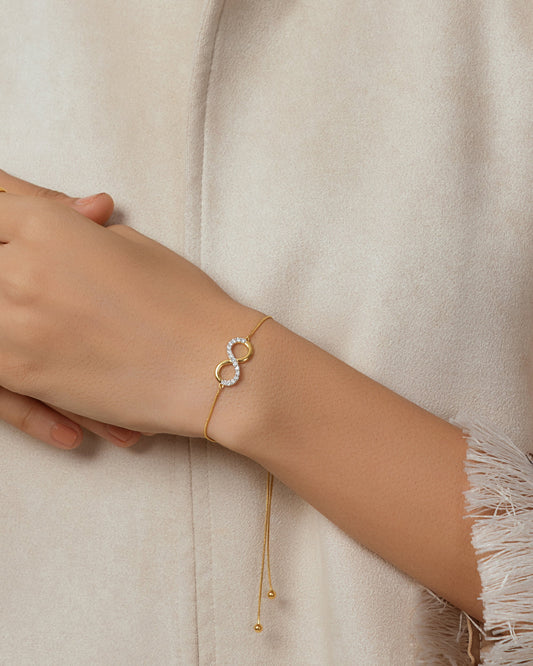 Infinity Bolo Bracelet hover image