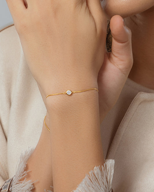 Single Stone Bracelet hover image
