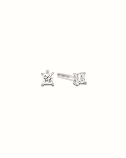 0.20 cts Princess Diamond Studs