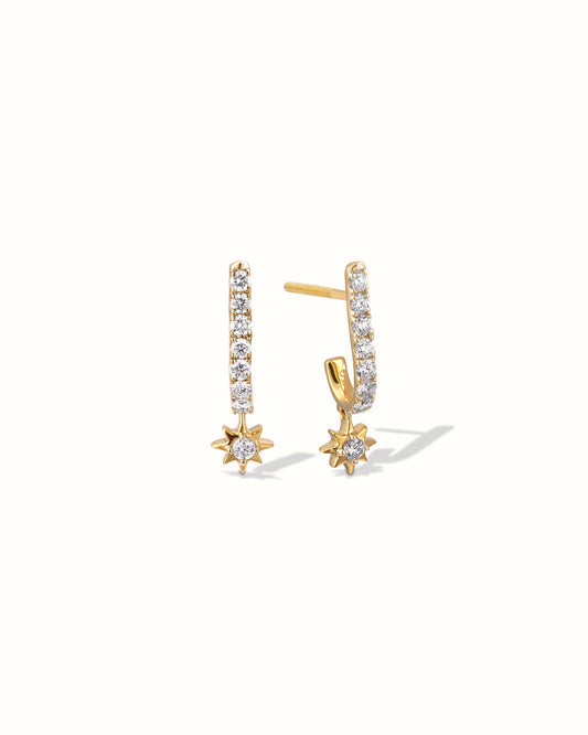 Dia Stud Dangler Earring