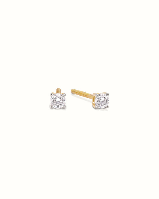 0.10ct Round Stud