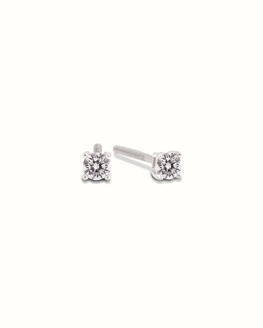 0.10ct Round Stud