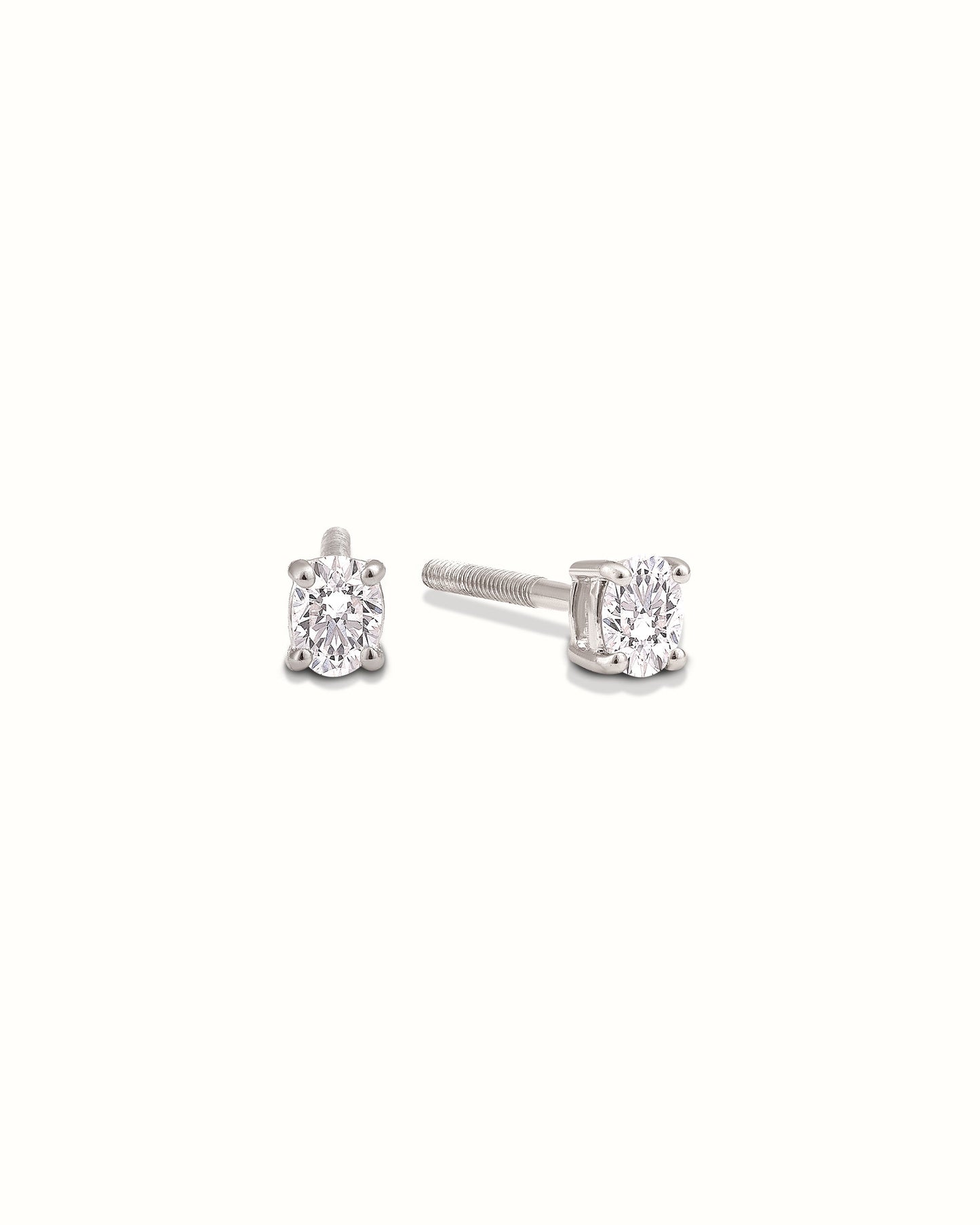 0.20ct Oval Stud