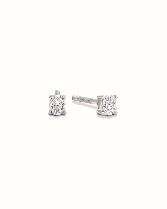 0.20ct Oval Stud