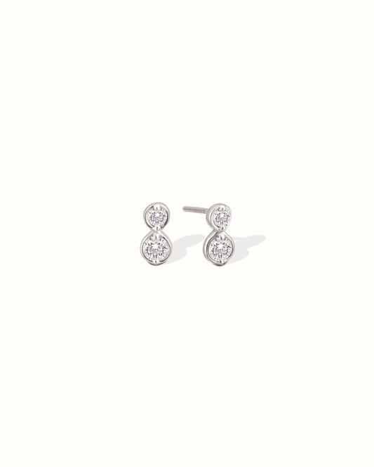 Double Diamond Studs