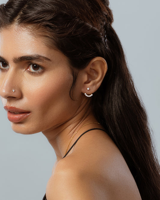 7 Stone Earring hover image