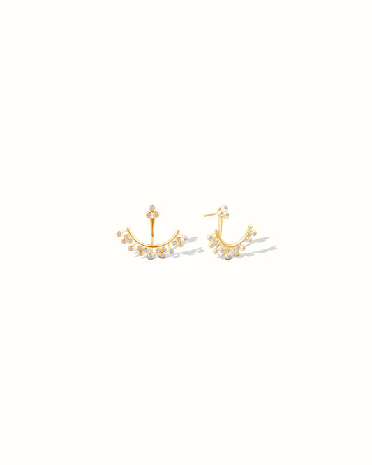 Floral Diamond Earring