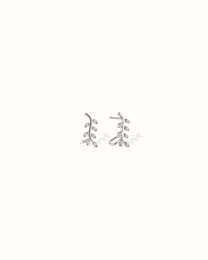 Leaf Climber Earrings