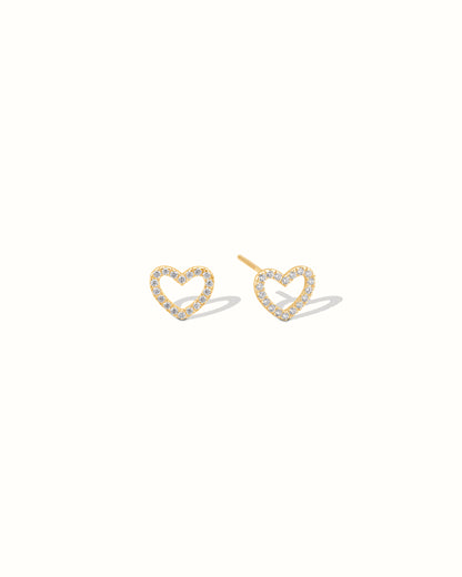 Heart Studs