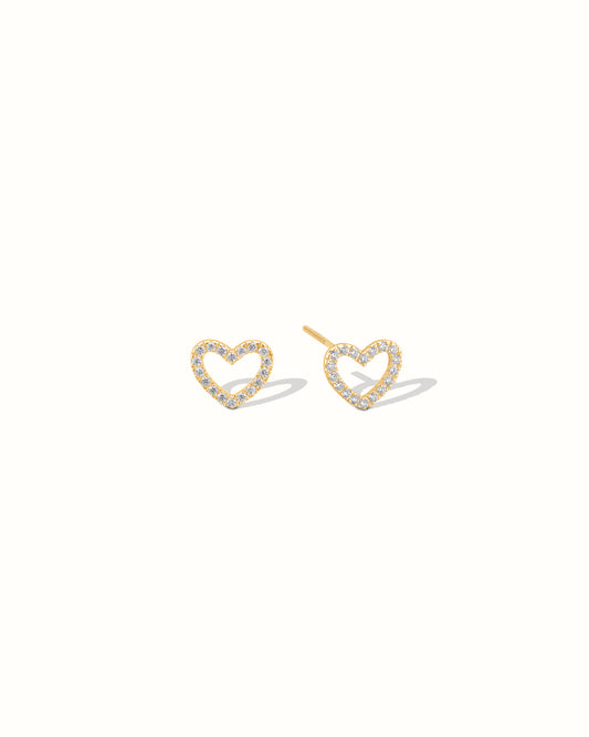 Heart Studs