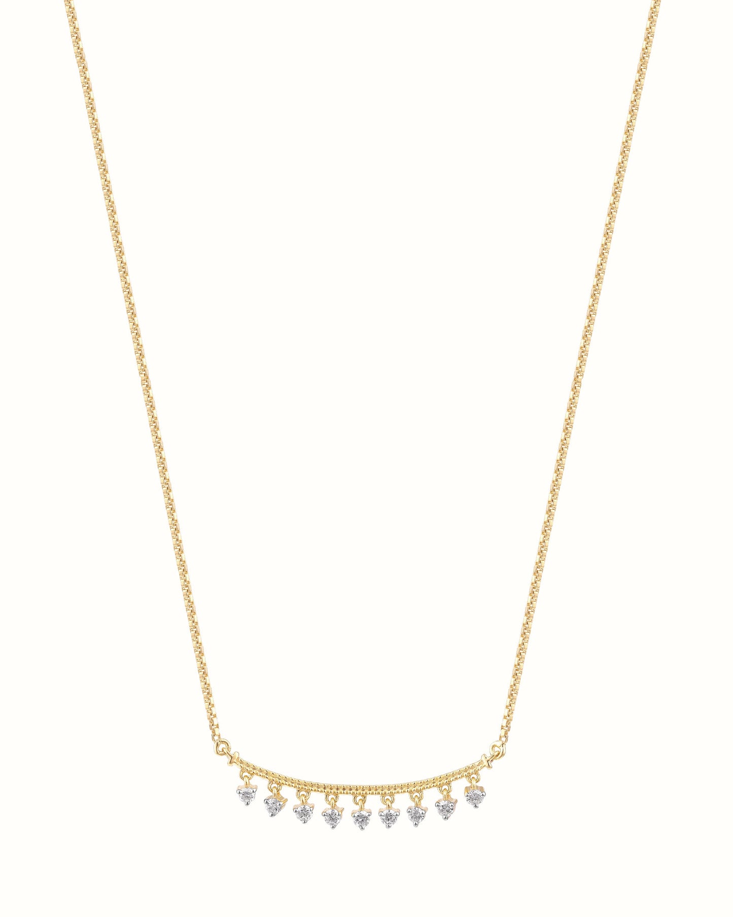 Diamond Bar Necklace