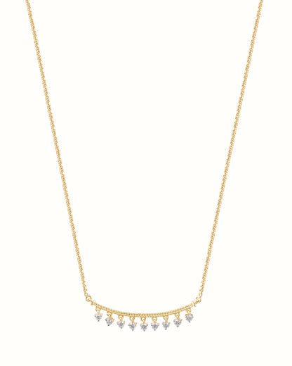 Diamond Bar Necklace