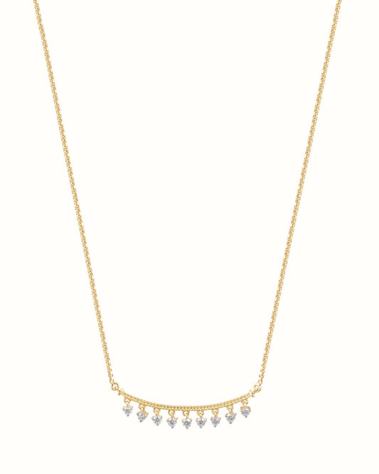 Diamond Bar Necklace