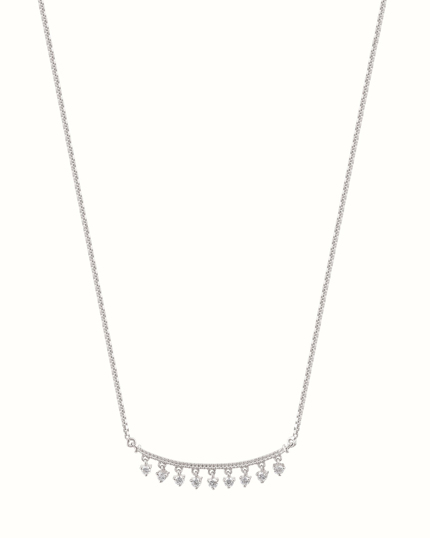 Diamond Bar Necklace