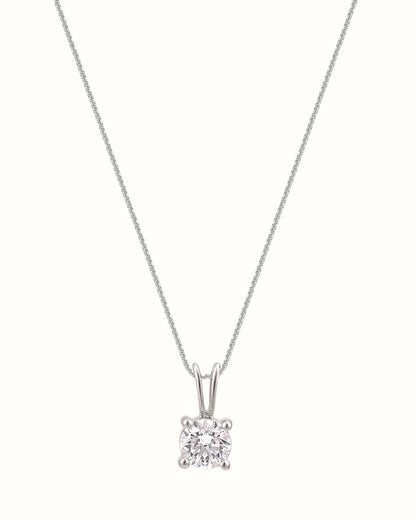 0.50ct Round Solitaire Pendant
