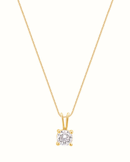 0.50ct Round Solitaire Pendant