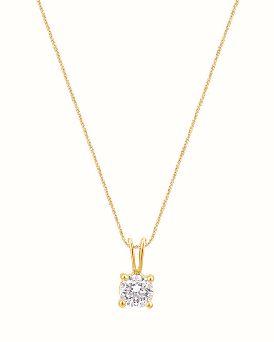 0.50ct Round Solitaire Pendant