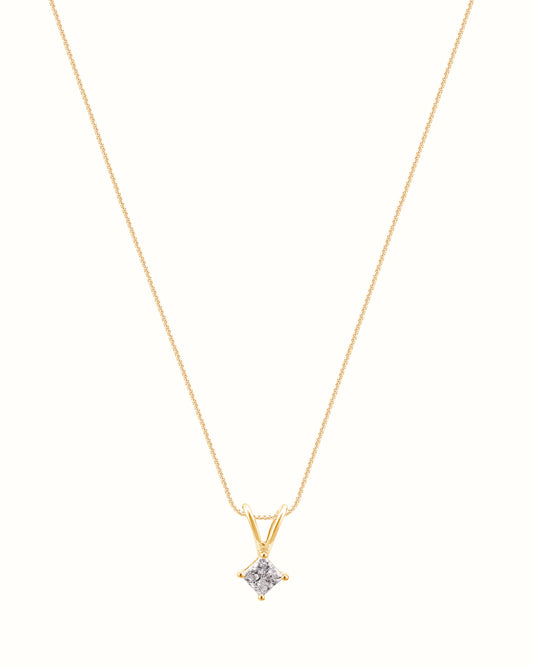 0.20 ct Princess Cut Pendant