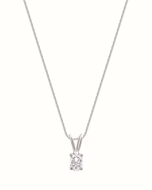 0.25ct Oval Pendant