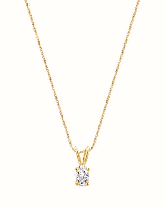 0.25ct Oval Pendant