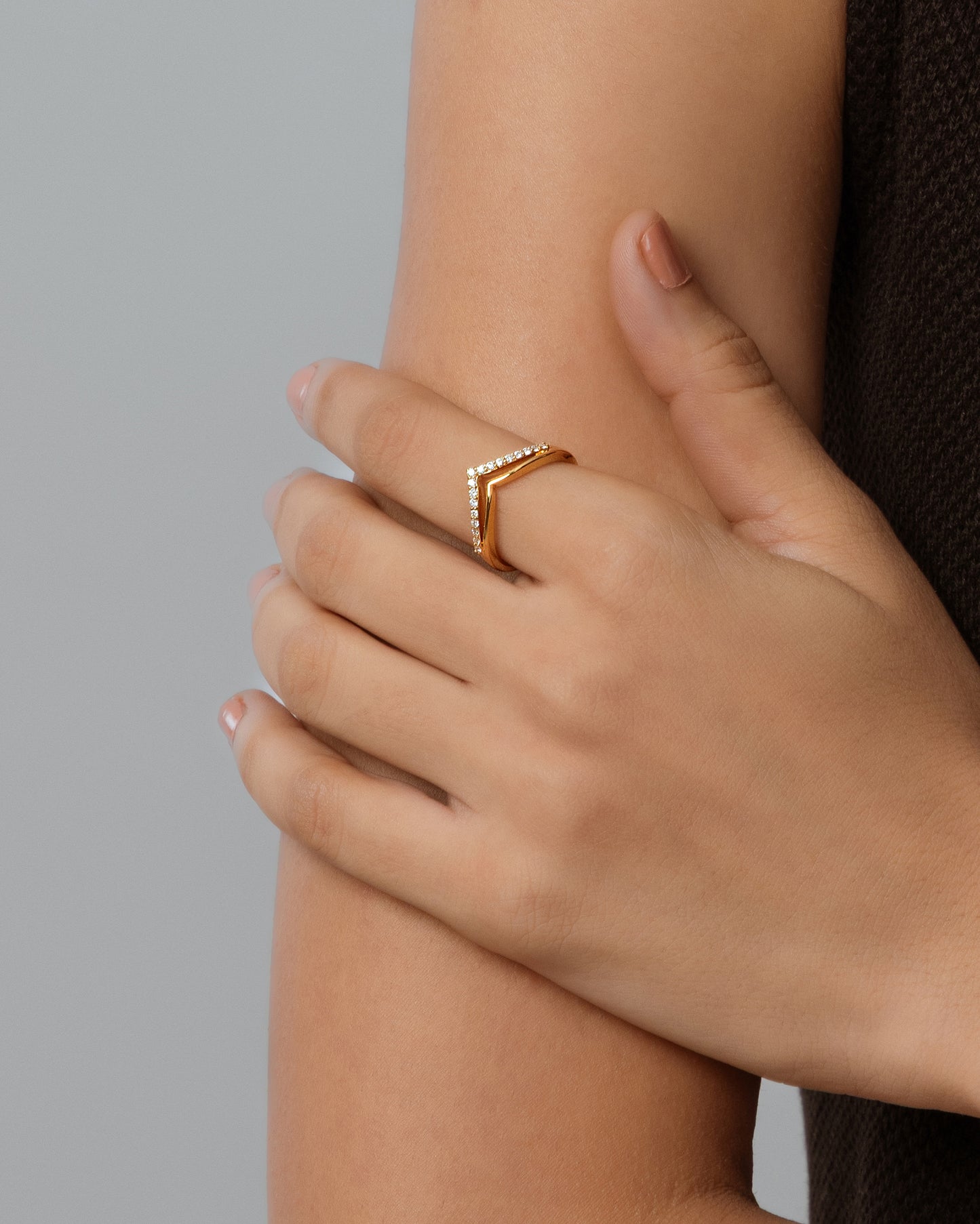 V Shape Ring