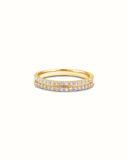 Duo Band Stacker Ring