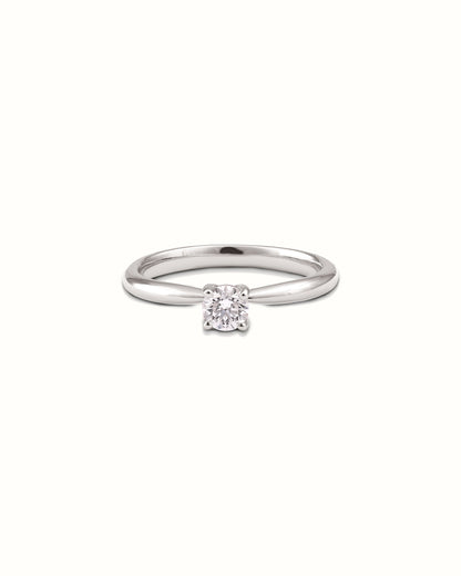 0.25ct Round Solitaire Ring