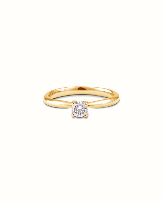 0.25ct Round Solitaire Ring
