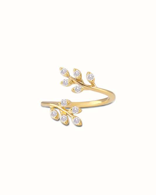Leaf Motif Ring