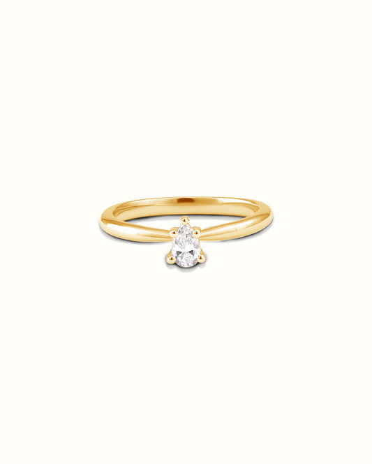 0.20ct Pear Diamond Ring