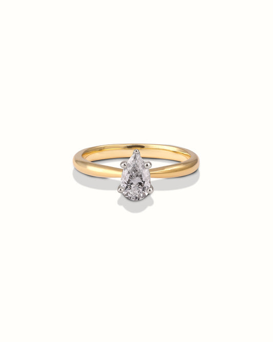 0.50ct Pear Diamond Ring
