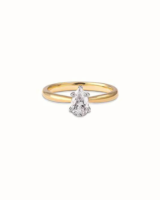 0.50ct Pear Diamond Ring