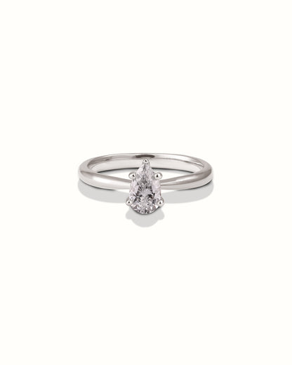 0.50ct Pear Diamond Ring