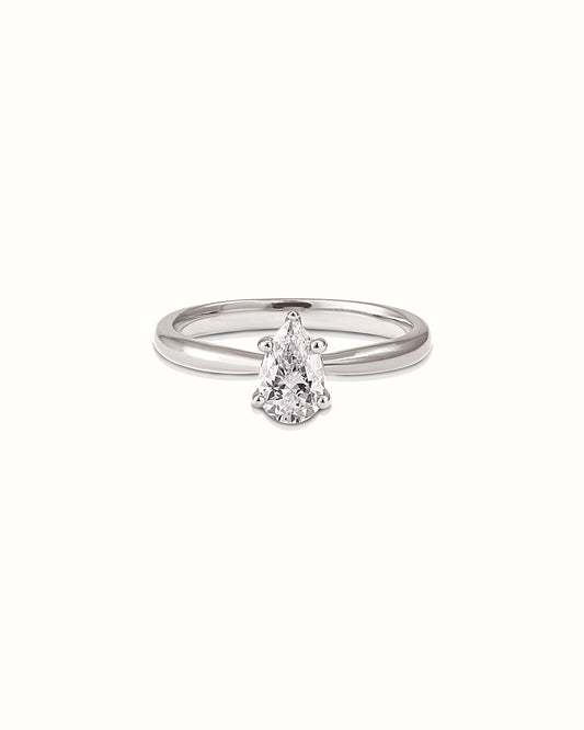 0.50ct Pear Diamond Ring