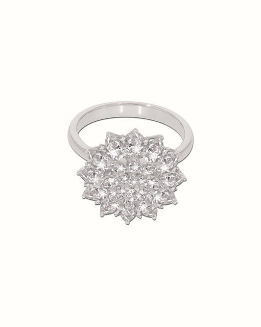 Flower Statement Diamond Ring hover image
