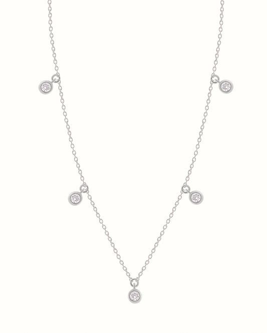 Round Diamond Necklace hover image